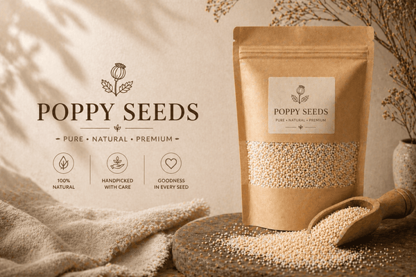 Pure. Natural. Premium Poppy Seeds